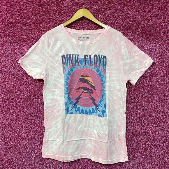Pink Floyd Dark Side of the Moon Psychedelic Band Tie Dye large - Picture 1 of 4